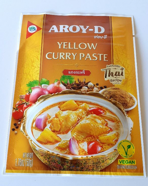 Currypaste Yellow Aroy-D 50g